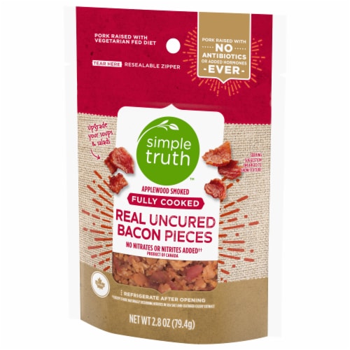 Simple Truth® Applewood Smoked Real Uncured Bacon Pieces Perspective: bottom