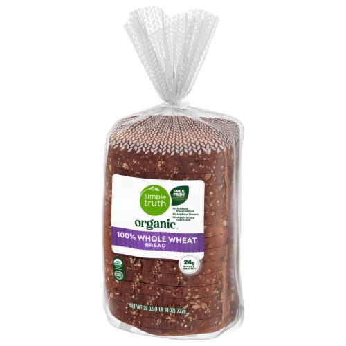Simple Truth Organic® 100% Whole Wheat Bread Perspective: bottom