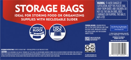 Kroger® Gallon Storage Bag Perspective: bottom