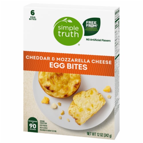Simple Truth® Cheddar and Mozzarella Egg Bites Perspective: bottom