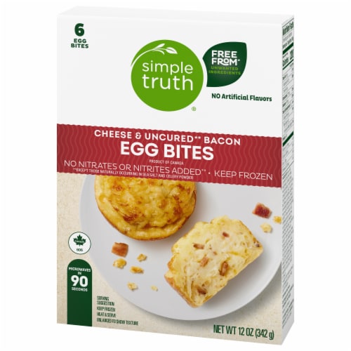 Simple Truth® Cheese & Uncured Bacon Egg Bites Perspective: bottom