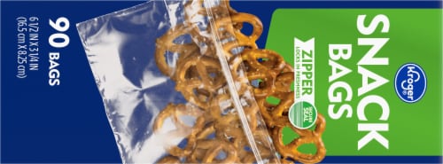 Kroger® Reclosable Snack Bags Perspective: bottom