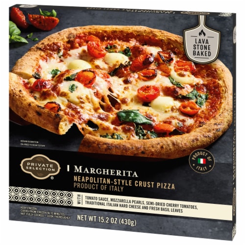 Private Selection® Margherita Neapolitan Style Crust Frozen Pizza Perspective: bottom