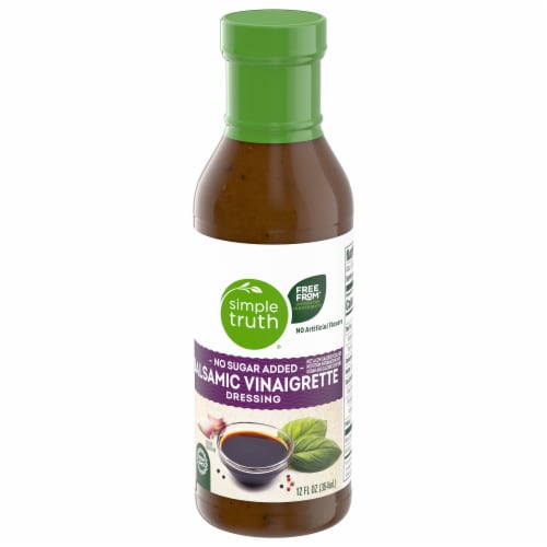 Simple Truth® No Sugar Added Balsamic Vinaigrette Salad Dressing Perspective: bottom