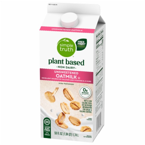 Simple Truth® Plant Based Non Dairy Unsweetened Oat Milk Perspective: bottom
