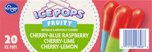 Kroger® Fruity Ice Pops Variety Pack Perspective: bottom