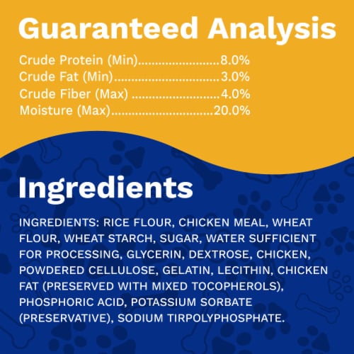 Pet Pride® Long Lasting Chews Dog Treats Chicken Flavor Perspective: bottom