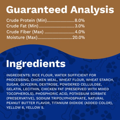 Pet Pride® Long Lasting Chews Dog Treats Peanut Butter Flavor Perspective: bottom