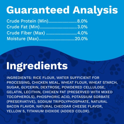 Pet Pride® Long Lasting Chews Dog Treats Bacon & Cheese Flavor Perspective: bottom