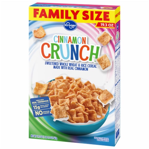 Kroger® Cinnamon Crunch Family Size Cereal Perspective: bottom