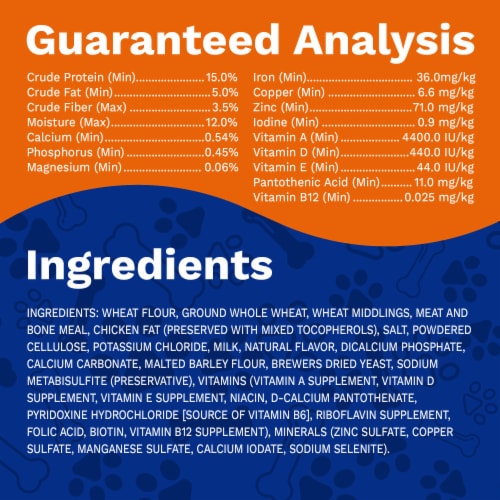 Pet Pride® Large Biscuits Dog Treats Milk Flavor Perspective: bottom