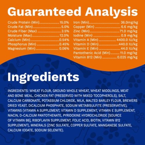 Pet Pride® Small Biscuits Dog Treats Milk Flavor Perspective: bottom
