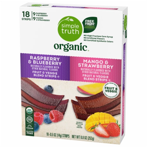 Simple Truth Organic® Fruit Strip Variety Pack Perspective: bottom
