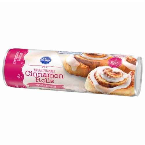 Kroger® Ready-To-Bake Cinnamon Rolls with Original Icing Perspective: bottom
