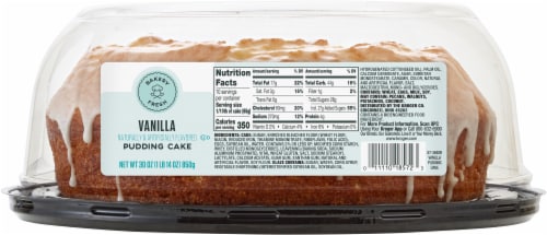 Bakery Fresh Vanilla Pudding Cake Perspective: bottom
