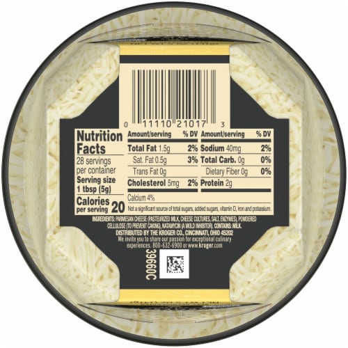 Kroger® Shredded Parmesan Cheese, 6 oz - Kroger