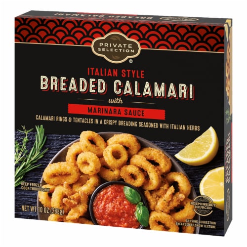 Private Selection® Oven Ready Breaded Calamari with Marinara Sauce Perspective: bottom