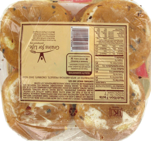 King Soopers City Market Premium Onion Hamburger Buns Perspective: bottom