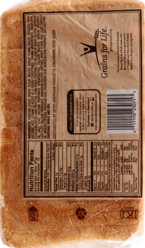 King Soopers Old Fashion White Bread Perspective: bottom