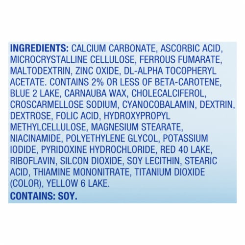 Kroger® Prenatal Vitamin Tablets Perspective: bottom