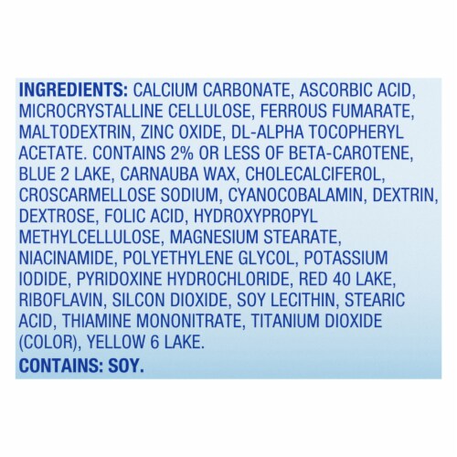 Kroger® Prenatal Vitamin Tablets Perspective: bottom
