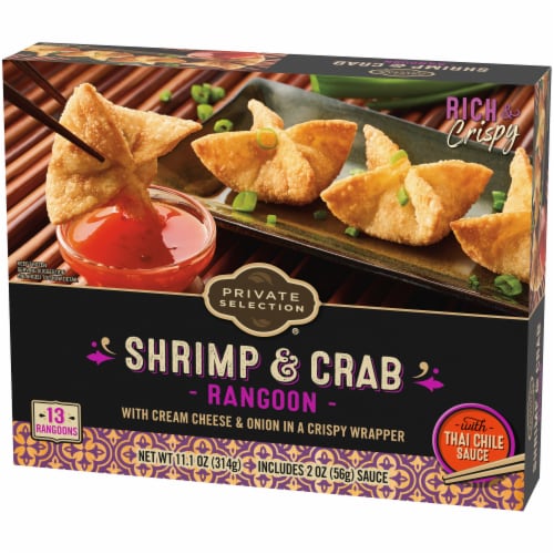 Private Selection® Shrimp & Crab Rangoon with Thai Chile Sauce Perspective: bottom