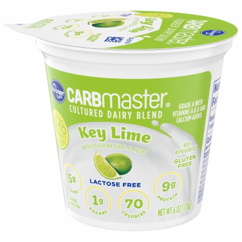 Kroger Carbmaster Key Lime Lowfat Yogurt Cup Perspective: bottom