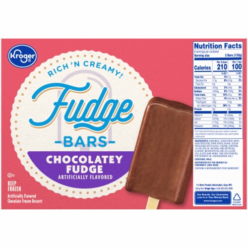Kroger® Arctic Blasters Fudge Bars Frozen Dessert Perspective: bottom