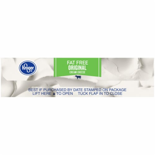 Kroger® Fat Free Original Cream Cheese Perspective: bottom