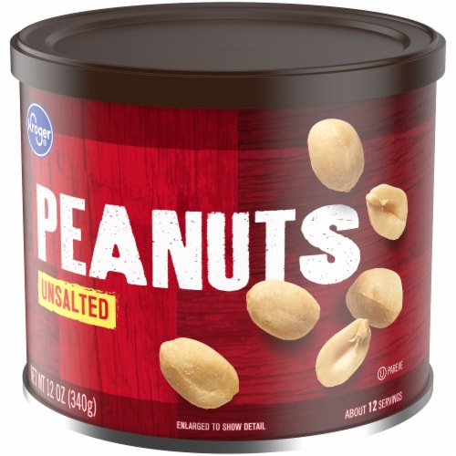 Kroger® Unsalted Peanuts Perspective: bottom