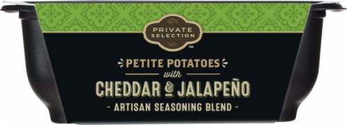 Private Selection™ Cheddar & Jalapeno Seasoned Blend Petite Potatoes Tray Perspective: bottom