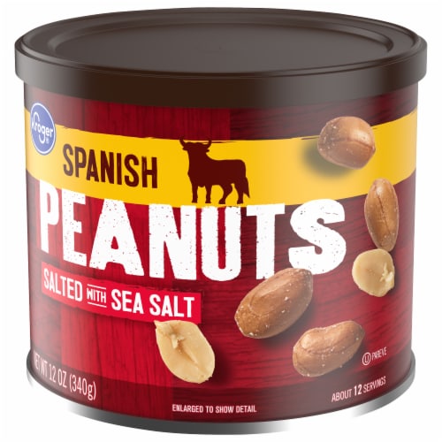 Kroger® Spanish Sea Salted Peanuts Perspective: bottom