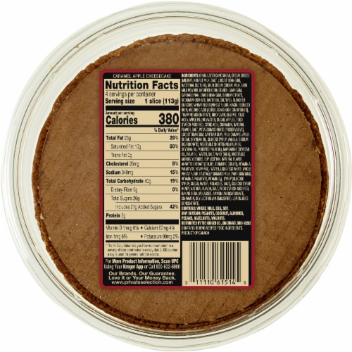 Private Selection® Caramel Apple Cheesecake Perspective: bottom
