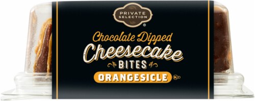 Private Selection Chocolate Dipped Orangesicle Bites Perspective: bottom