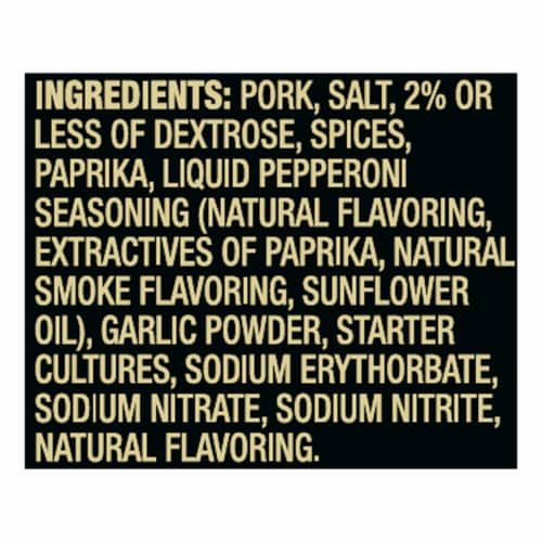 Private Selection® Hot Pepperoni Dry Aged Perspective: bottom