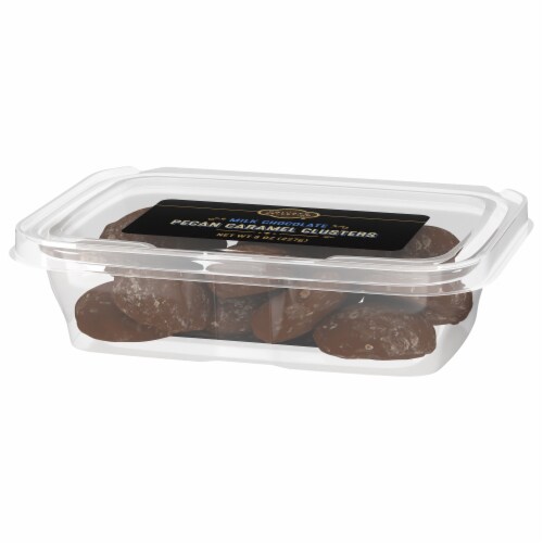 Private Selection® Milk Chocolate Pecan Caramel Cluster Perspective: bottom