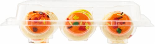 Bakery Fresh Harvest Orange & Yellow Mini Frosted Cookies Perspective: bottom