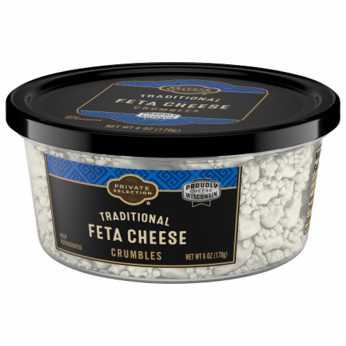 Private Selection® Traditional Feta Crumbles Perspective: bottom