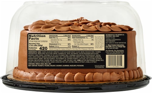 Private Selection® Double Chocolate Cake with Real Chocolate Buttercream Icing Perspective: bottom