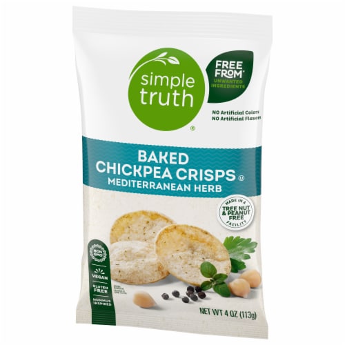 Simple Truth® Mediterranean Herb Baked Chickpea Crisps Perspective: bottom