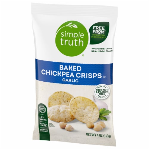 Simple Truth® Garlic Baked Chickpea Crisps Perspective: bottom