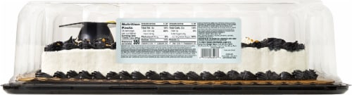 Bakery Fresh Graduation Chocolate Half Sheet Cake Perspective: bottom