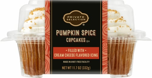 Private Selection® Pumpkin Spice Cupcakes Perspective: bottom