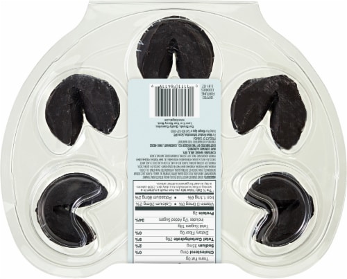 Bakery Fresh Chocolaty Dipped Fortune Cookies Perspective: bottom
