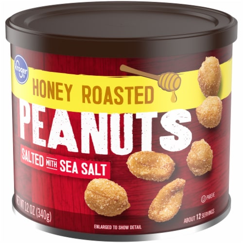 Kroger® Salted Honey Roasted Peanuts Perspective: bottom