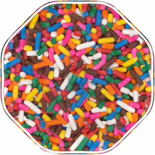 Kroger® Rainbow Sprinkles Dessert Topping Perspective: bottom