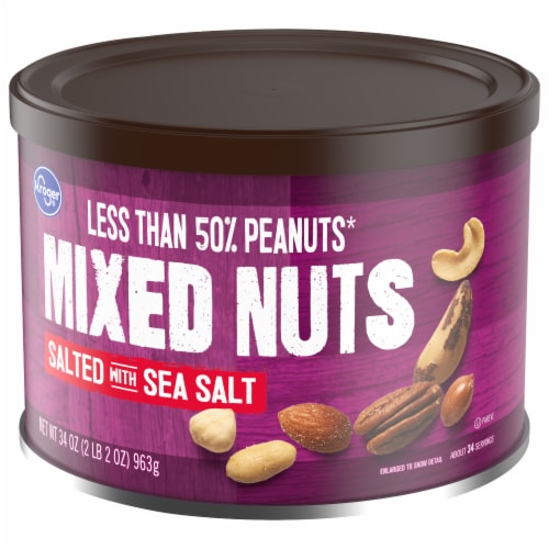 Kroger® Sea Salted Mixed Nuts Perspective: bottom