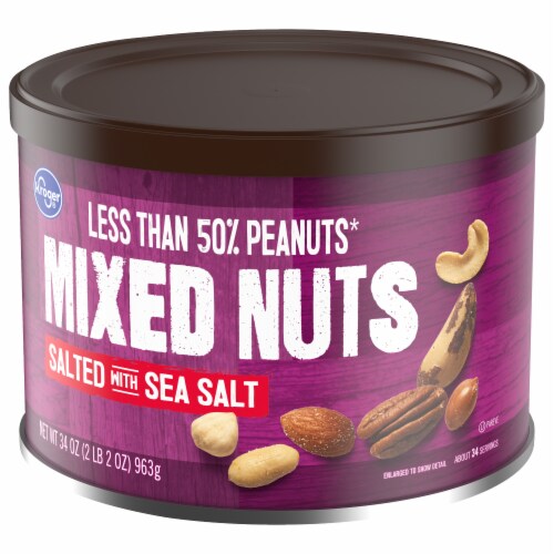 Kroger® Sea Salted Mixed Nuts Perspective: bottom