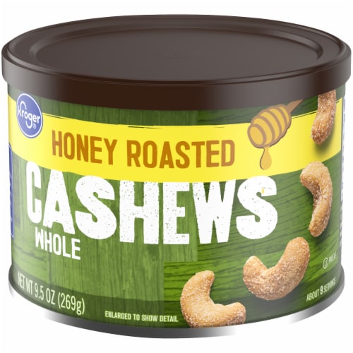 Kroger® Whole Honey Roasted Cashews Perspective: bottom