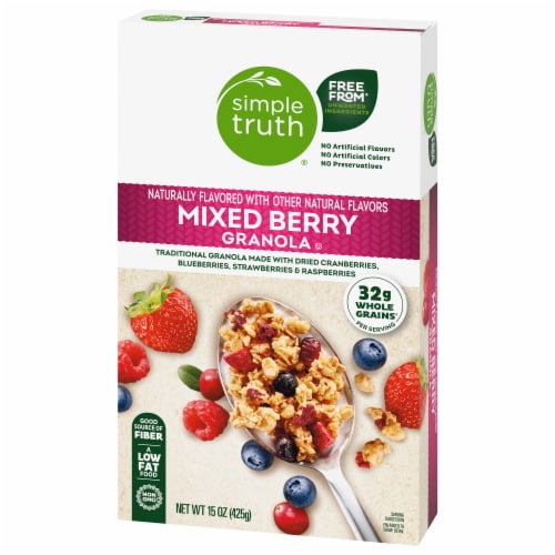 Simple Truth® Mixed Berry Granola Perspective: bottom